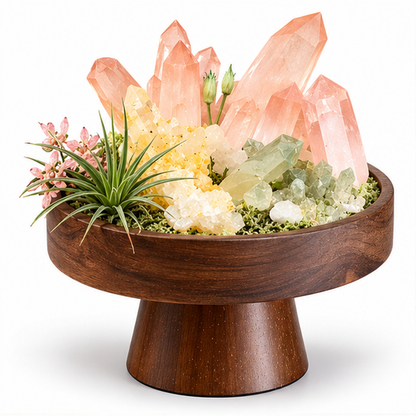 Brewvani® Crystal Garden Decor – Decorative Gemstone Landscape Ornament